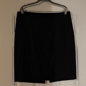 Black J Crew Super 120’s Skirt Size 14